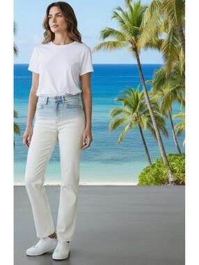 $348 FRAME The Vertical Ombré Jeans Size 28(4-6)